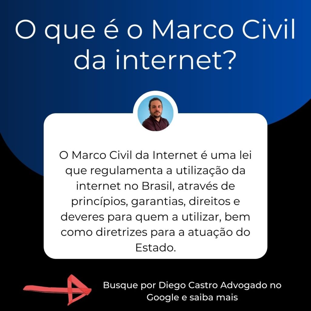 descrição com o o titulo O que é o Marco Civil da internet?